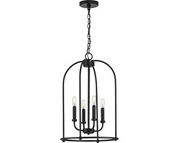 Change Sloped Foyer Light to P500302-031 Leyden Matte Black
