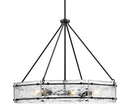 Dining Light, P400355-31M, Rivera Matte Black, Bulb=5316500
