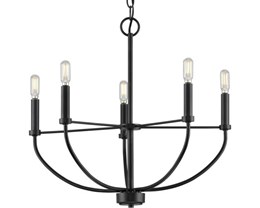 Change 1-Story Breakfast Light to P400202-031 Leyden Matte Black