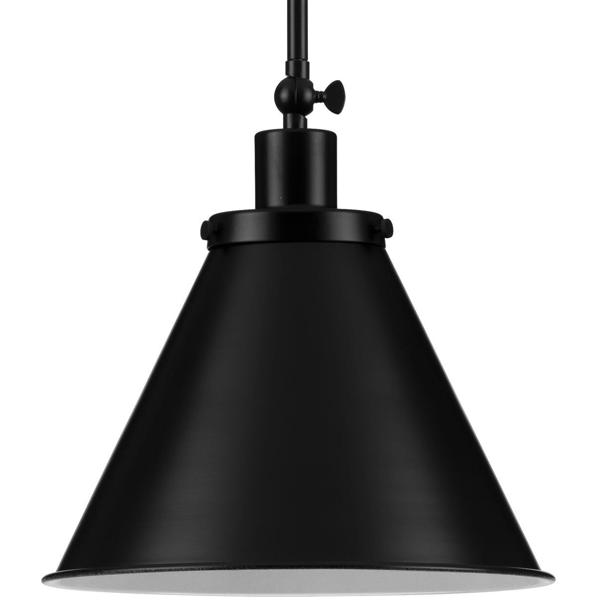 Change Recessed to P500325-031 Hinton 12.25in Matte Black, Large Pendant