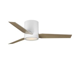 P250058-028-30 Braden Ceiling Fan - Matte White, LED lights, 1-Story Area
