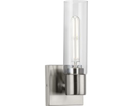 Change Sconce Light to P300299-009 Clarion Brushed Nickel