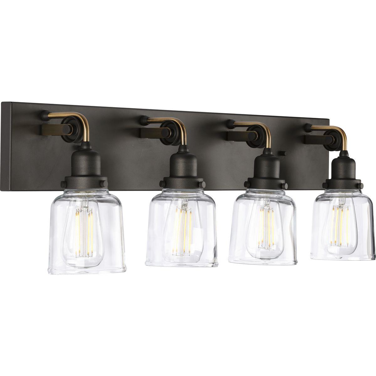Change a 66" to 84" Vanity Light to P300229-143 Rushton Graphite