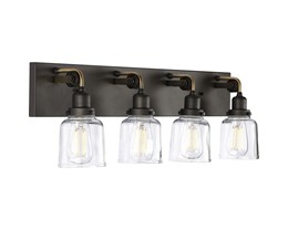 Change a 66" to 84" Vanity Light to P300229-143 Rushton Graphite