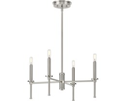 Change Breakfast Light to P400293-___ Elara Collection Four-Light Chandelier, Finish TBD