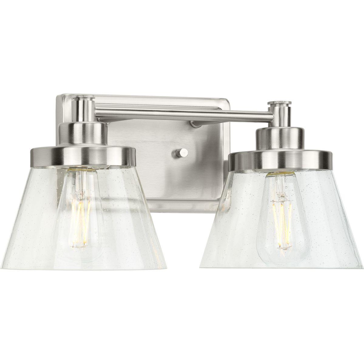 Change a 36" Vanity or Pedestal Light to P300349-009 Hinton Brushed Nickel