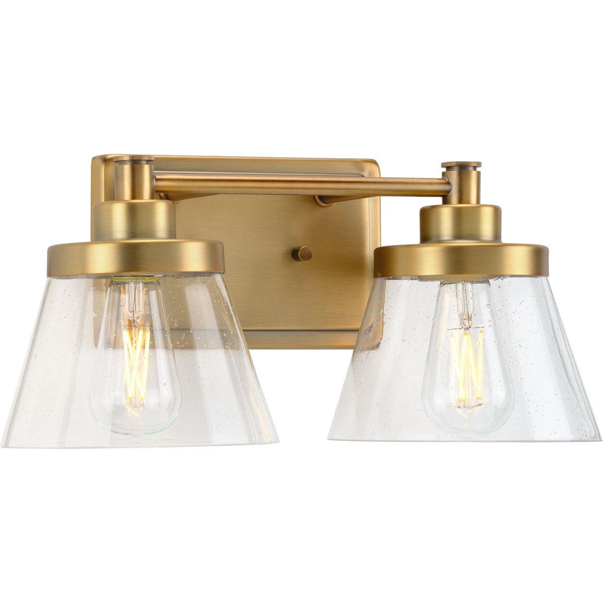 Change a 36" Vanity or Pedestal Light to P300349-163 Hinton Vintage Brass