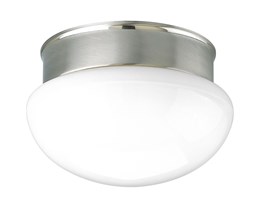 Included Closet Light, P3410-09 Fitter 8in Brushed Nickel