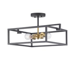 Change 1-Story Foyer Light to P350120-143 Blakely Graphite / Satin Brass