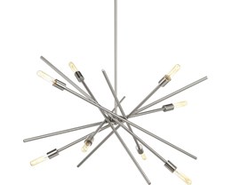 Change Dining Room Light to P400109-009 Astra Brushed Nickel