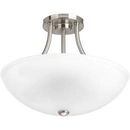 Included 1-Story Foyer Light, P3748-09 Gather Brushed Nickel