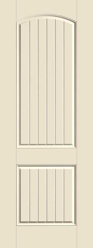 Therma-Tru Entry Door S8201 Smooth-Star 2 Panel Plank - Paint Grade