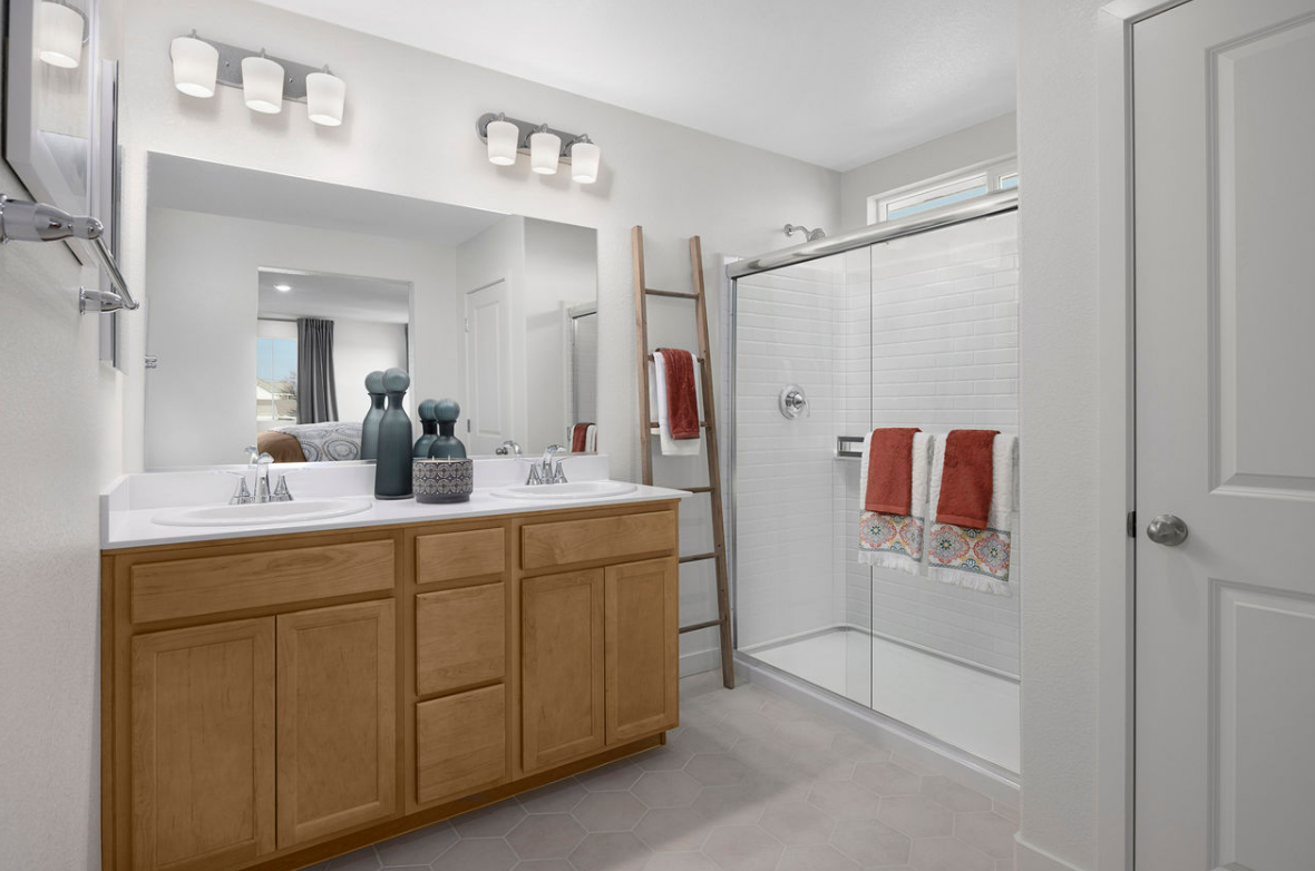 Fiberglass Shower at Bathroom 3