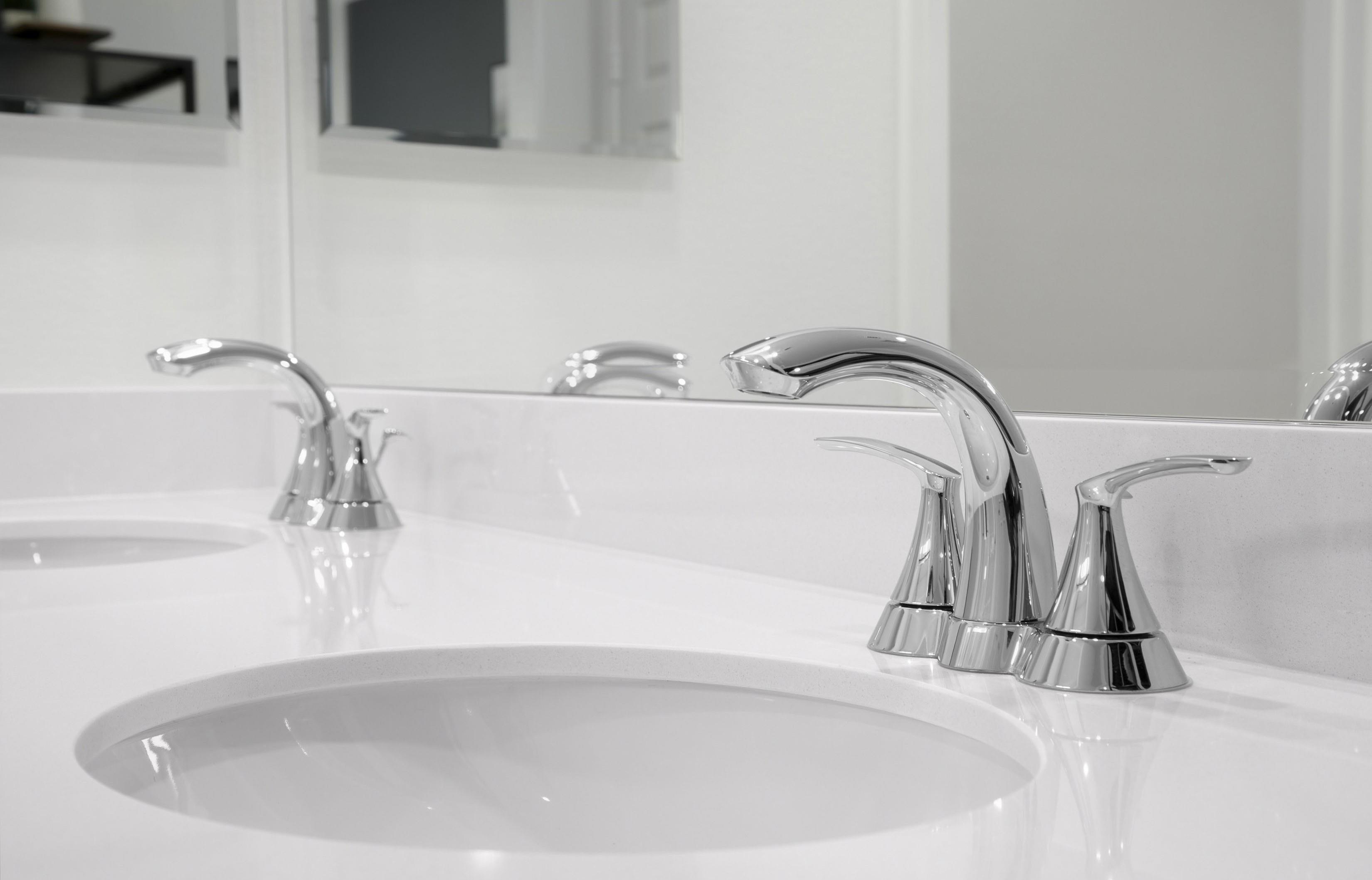 China Undermount Sink at Primary Bathroom