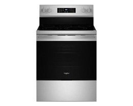 Whirlpool WFES5030RZ 5.3CuFt E* Electric Range, No Preheat Air Fry, Air Baking, Self-Clean - Fingerprint Resistant SS