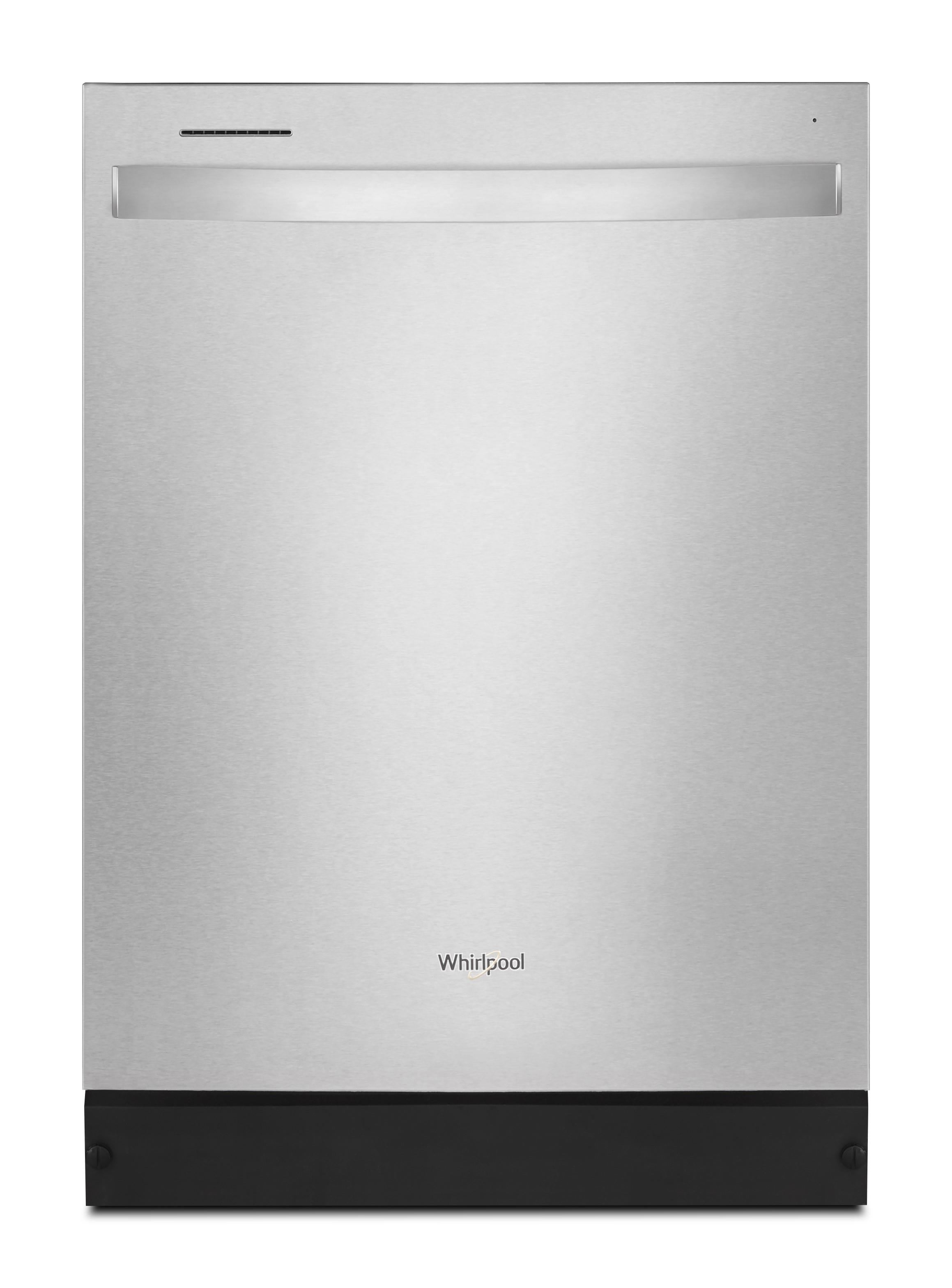 Whirlpool WDT531HAPM Energy Star Tall Tub Dishwasher, 55 dBA, Boost Cycle, Extended Soak Cycle - Monochromatic Stainless