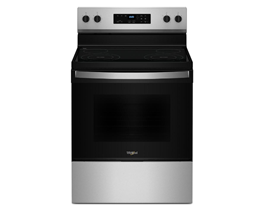 Whirlpool WFES3030RS 5.3Cuft Freestanding Electric Range, No Preheat Mode, FlexHeat Radiant Elements - Stainless Steel