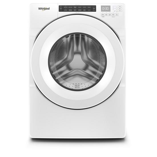 Whirlpool WFW560CHW 4.3CuFt Closet-Depth Front Load Washer, Energy Star, Intuitive Control, Sanitize Cycle - White