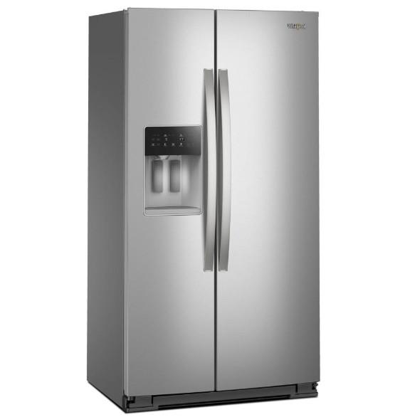 Whirlpool WRSC5536RZ 36" 21 CuFt Side by Side Refrigerator with External Water and Ice - Fingerprint Resistant Stainless