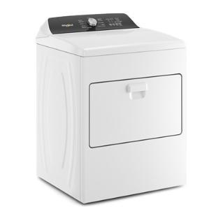Whirlpool WED5010LW 7.0CuFt Electric Dryer Moisture Sensing, Wrinkle Shield,11 Cycle,Quick Dry,Drum Light - White