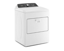 Whirlpool WED5010LW 7.0CuFt Electric Dryer Moisture Sensing, Wrinkle Shield,11 Cycle,Quick Dry,Drum Light - White
