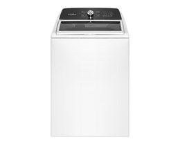 Whirlpool WTW5020SW 4.6CuFt Top Load Impeller Washer with Built-In Faucet, Quick Wash, Presoak Option - White